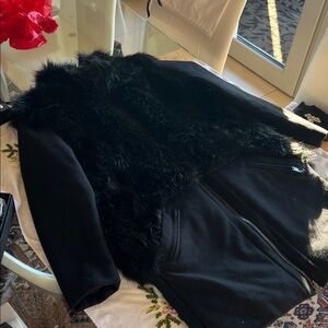 DKNY Black Teddy Jacket